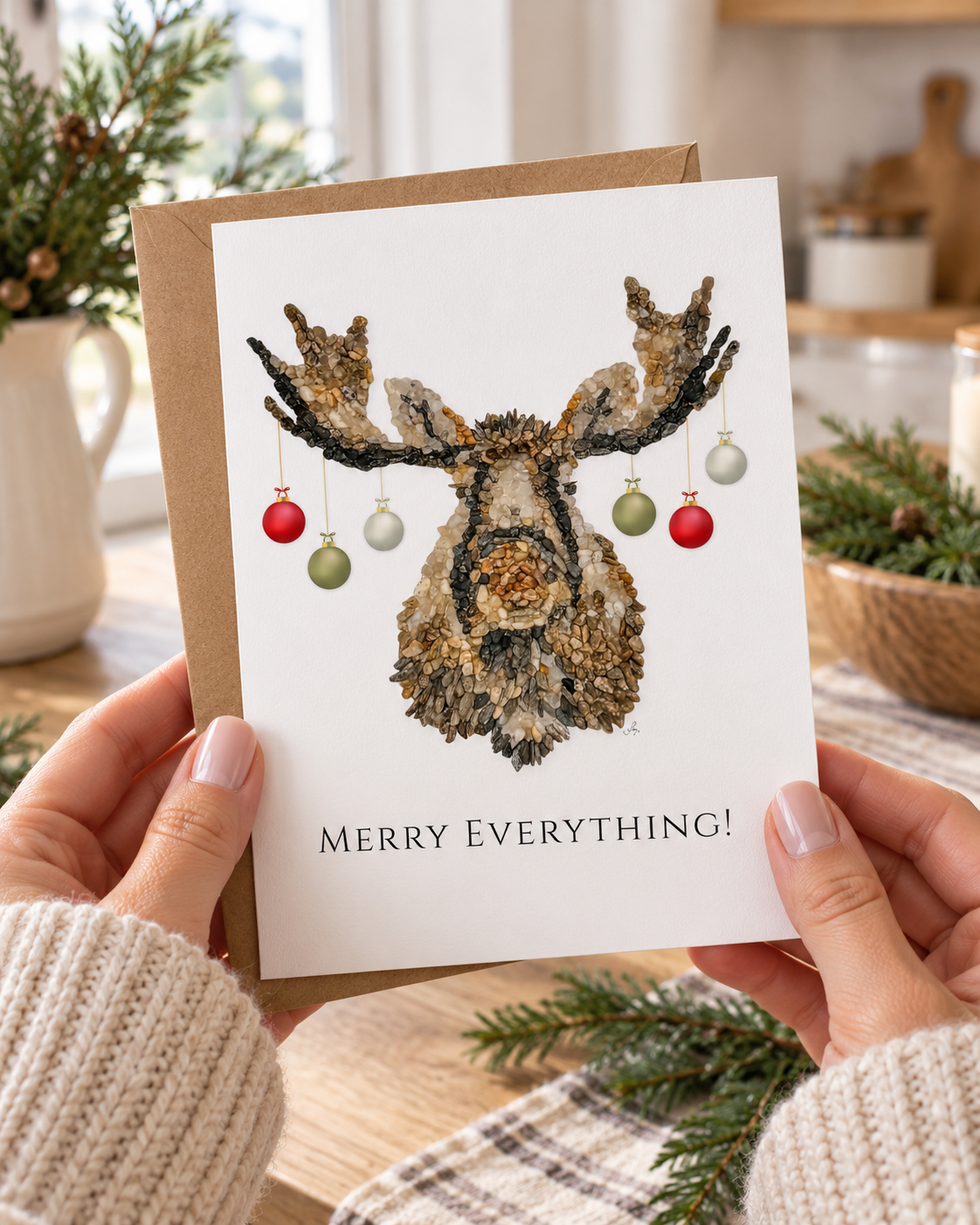 Maple the Moose – Merry Little Everything Holiday Card