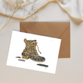 Maine Signature Boot – Mosaic Pebble Art Card