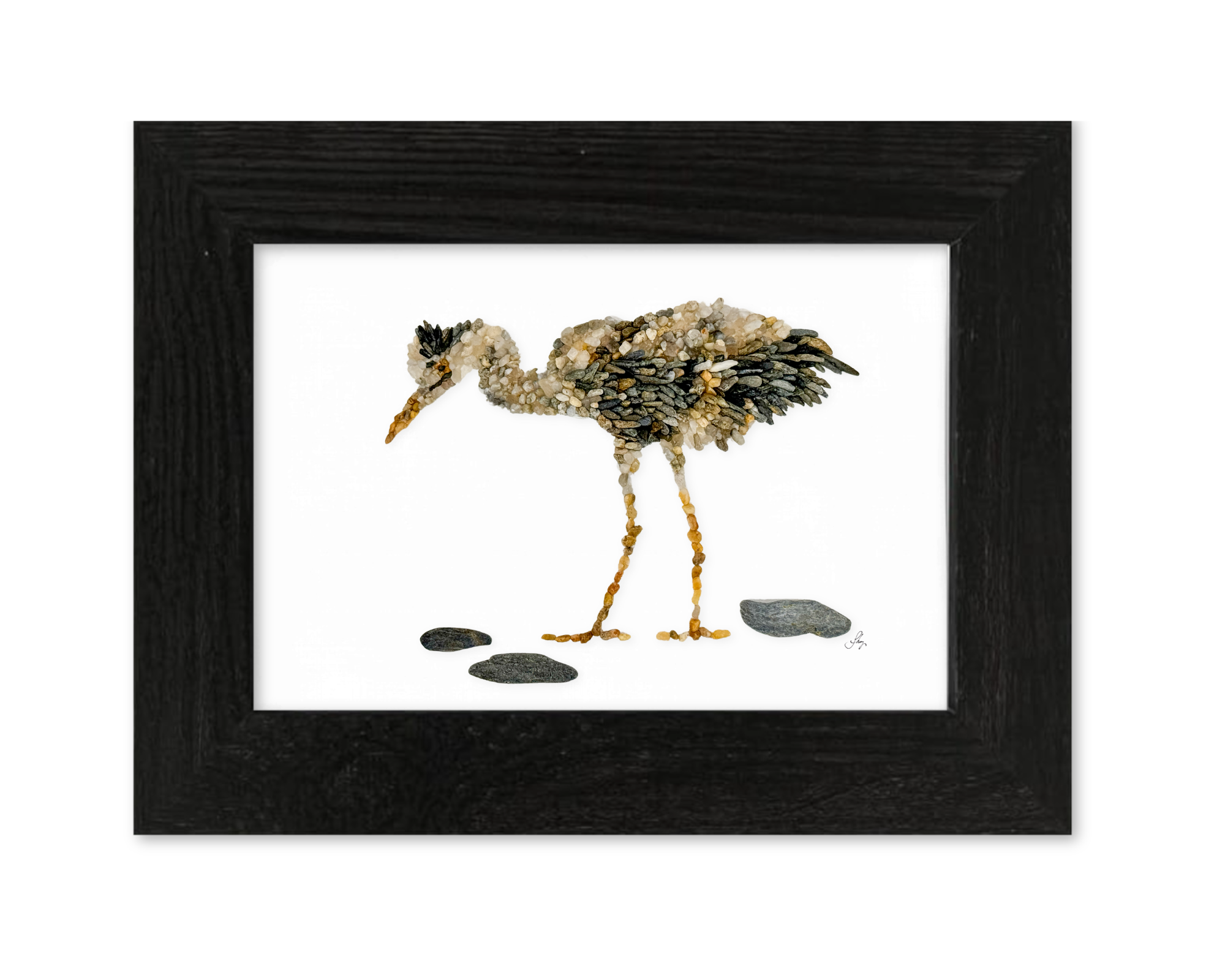 Wade the Fishing Heron Print