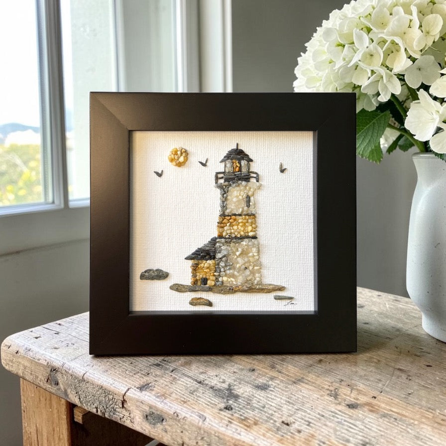 Lighthouse with Cottage Mini Original
