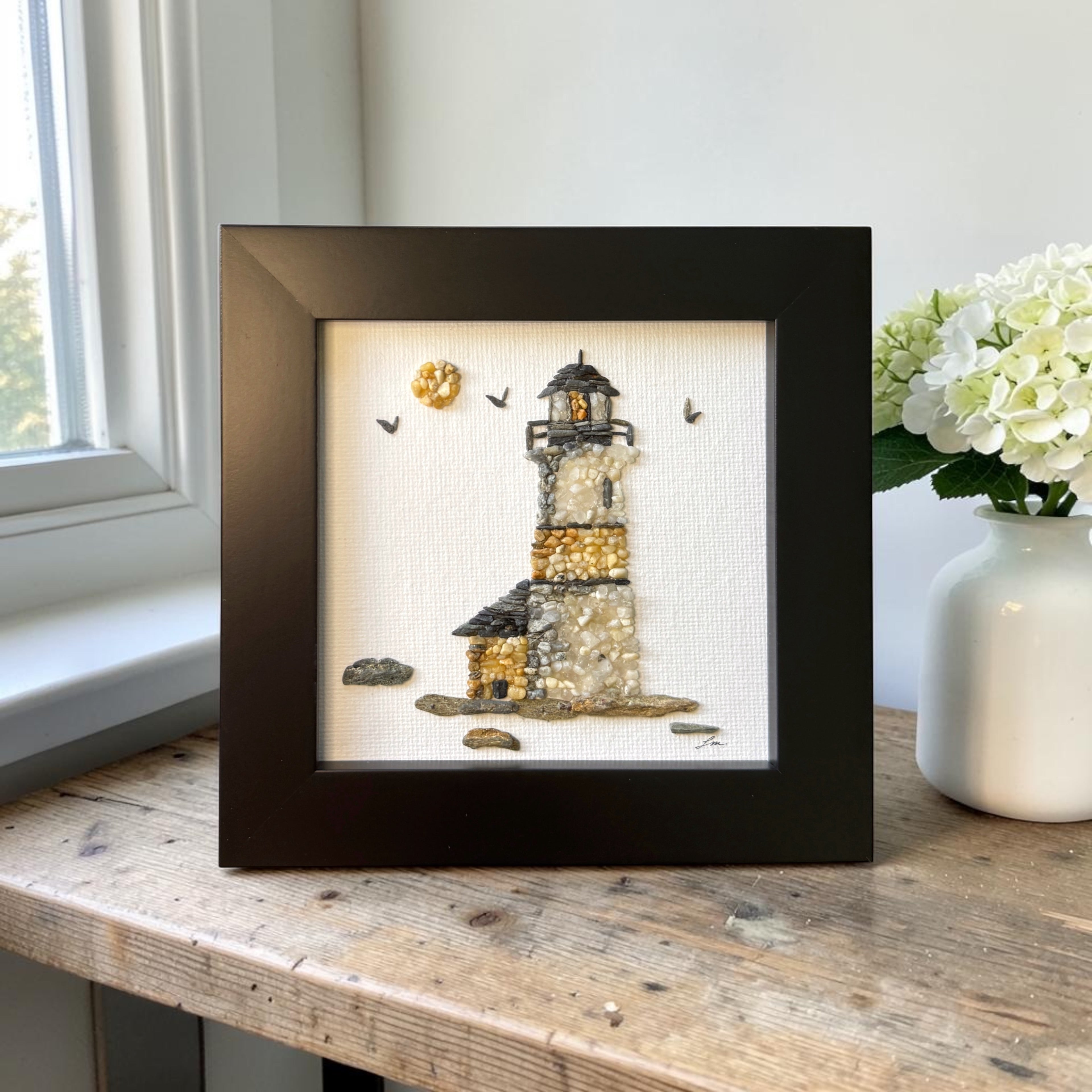 Lighthouse with Cottage Mini Original