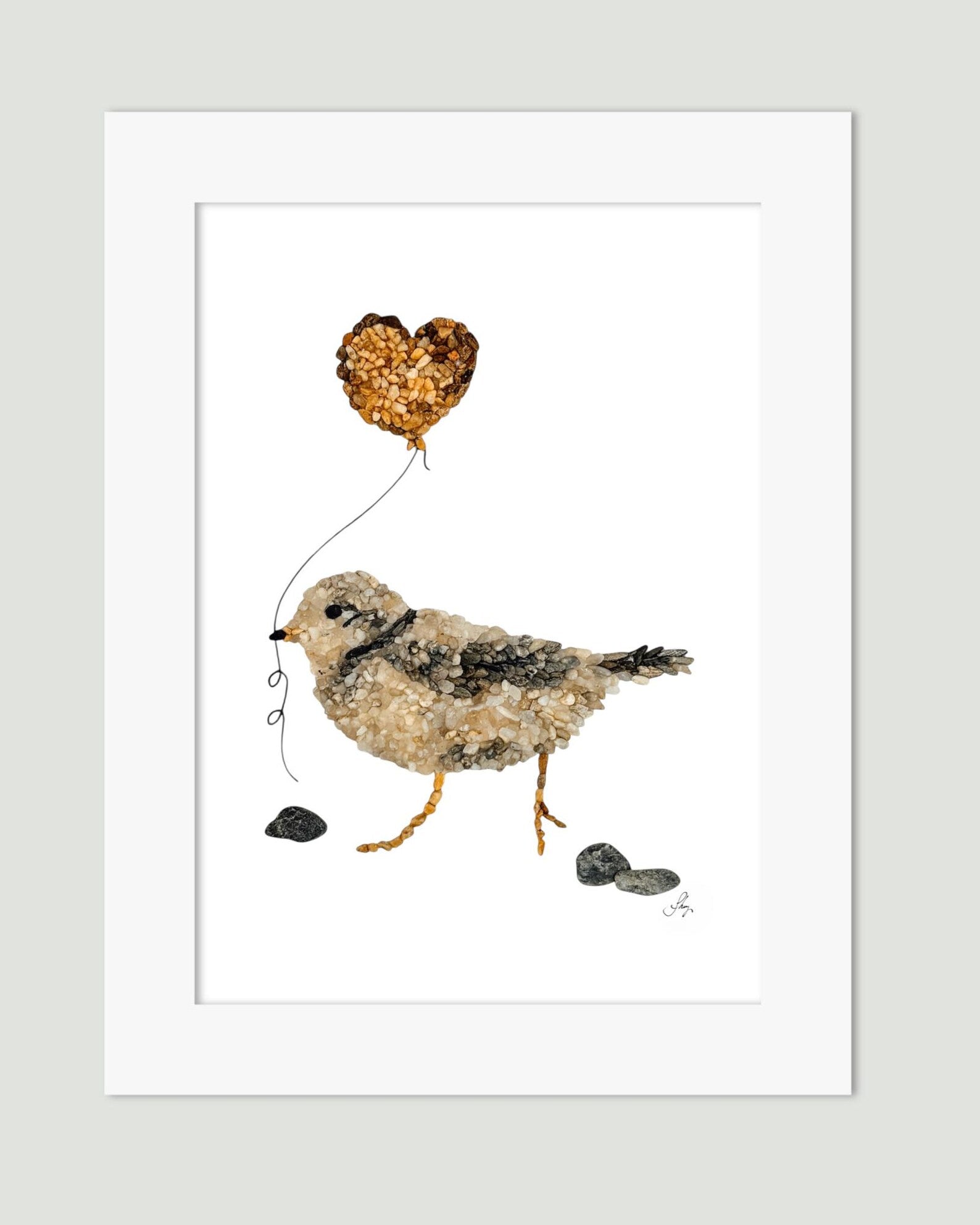 Love Piping Plover Bird Print