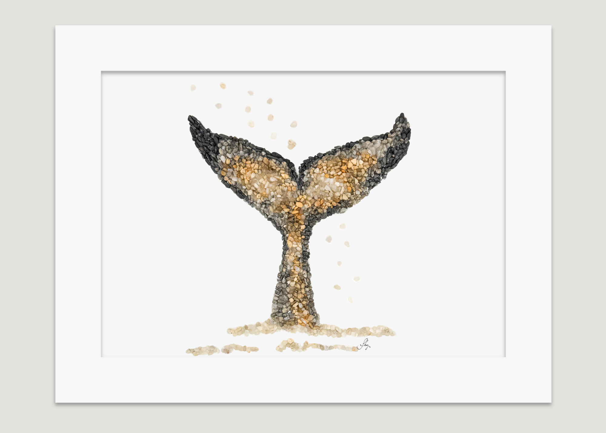 Whale Tail Print
