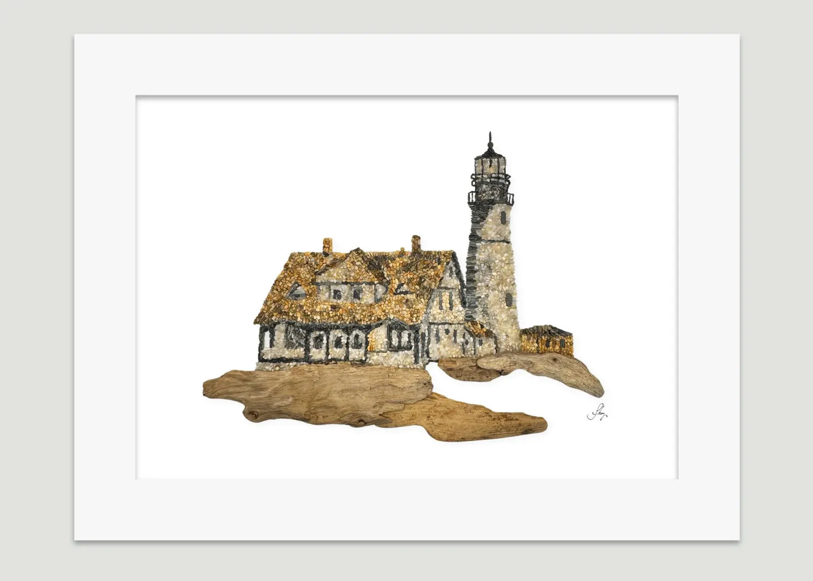 Portland Headlight Lighthouse Print