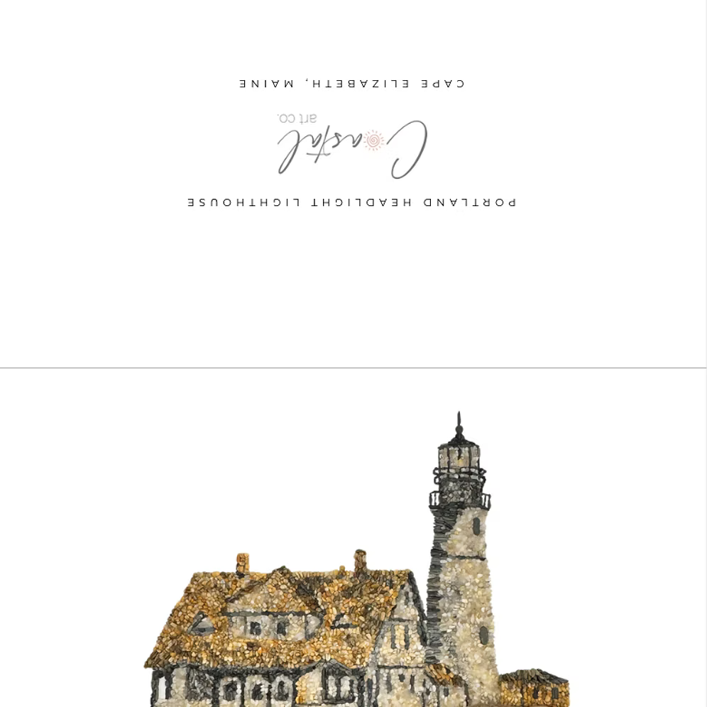 Portland Headlight Lighthouse All Occasion Card