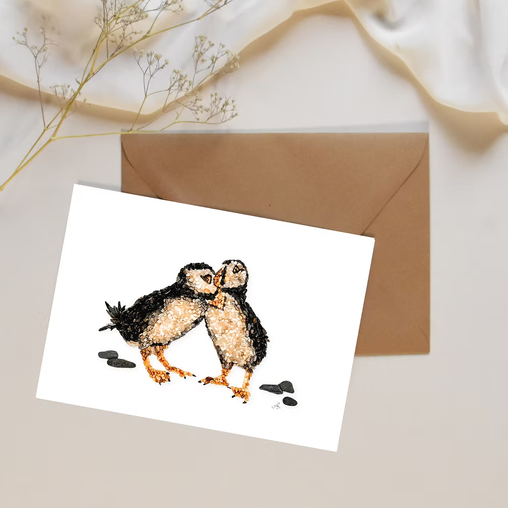 Puffin Birds All Occasion Card