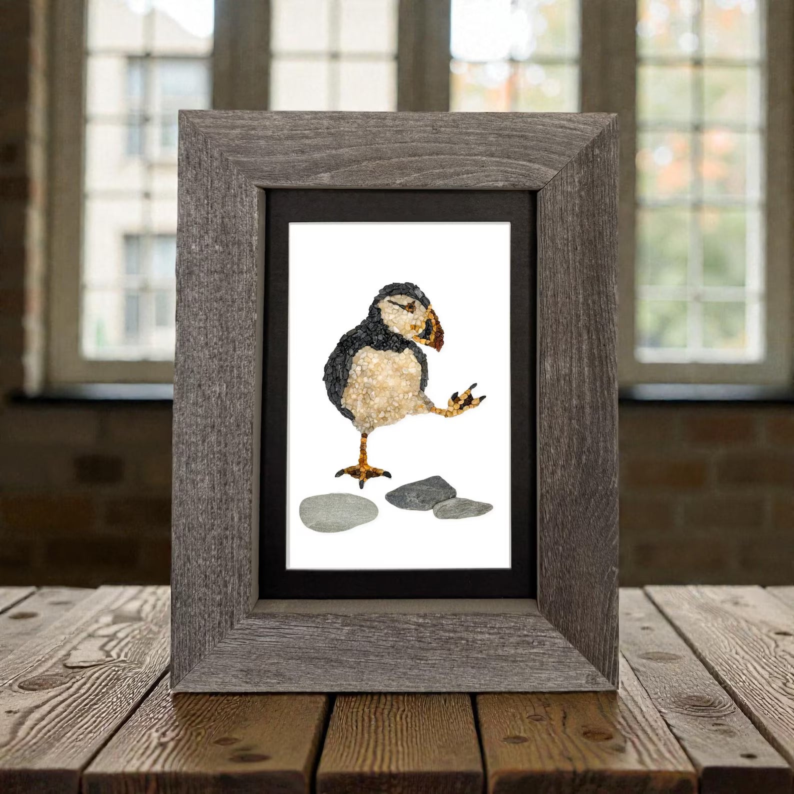 Tux the Puffin Bird Print