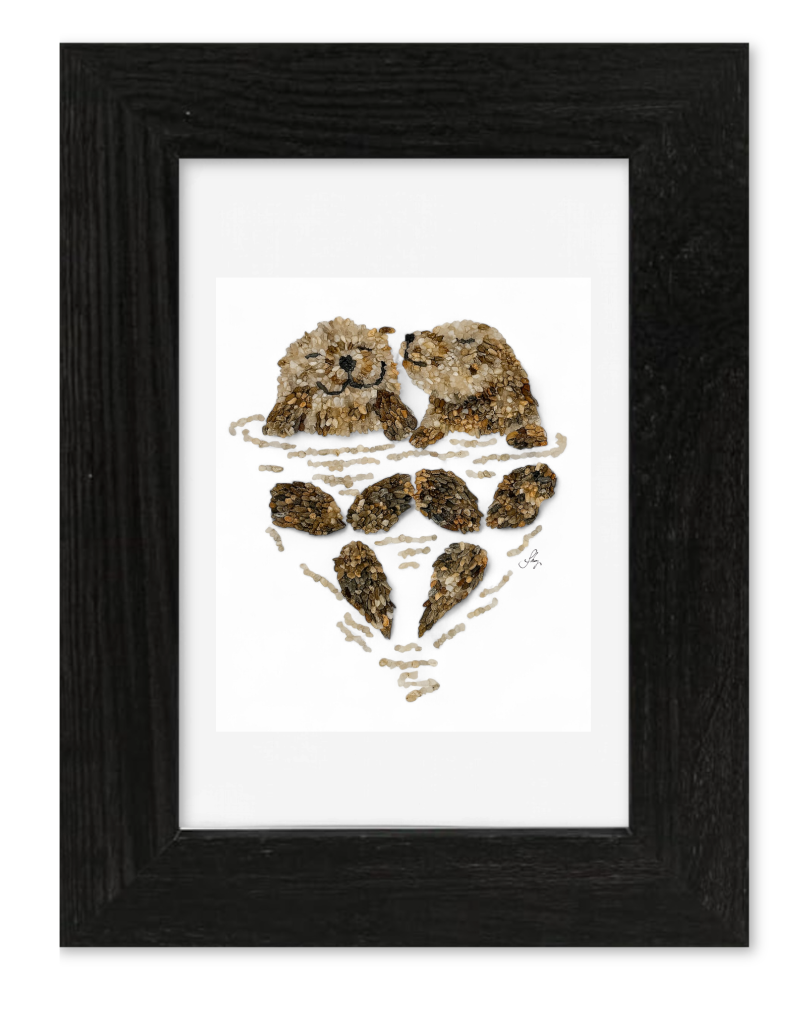 Sea Otters Print