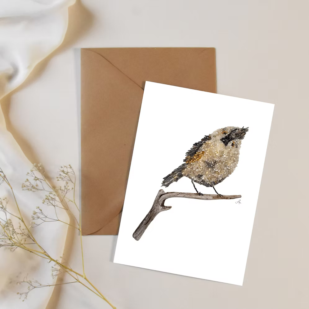 Titmouse Bird All Occasion Card