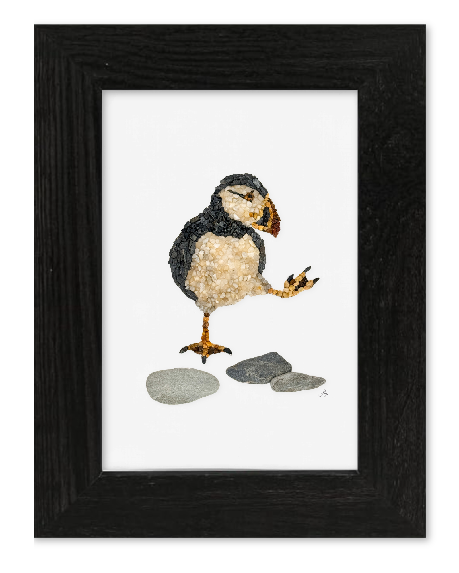 Tux the Puffin Bird Print