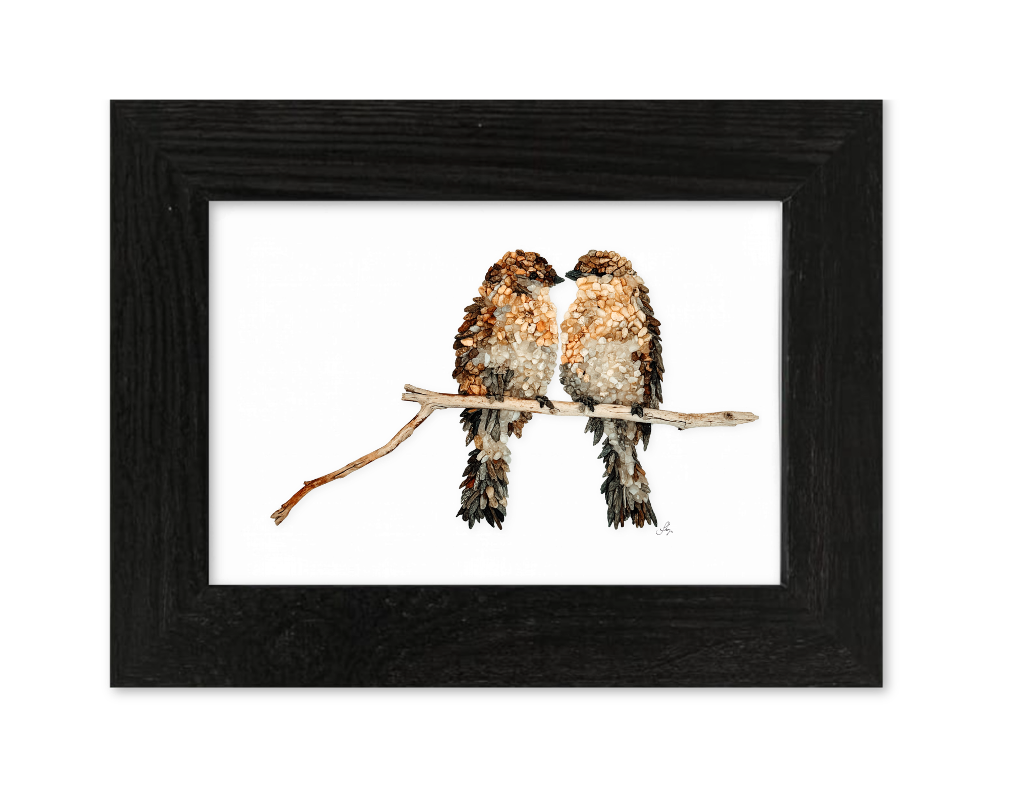 Two Birds on a Wire Print