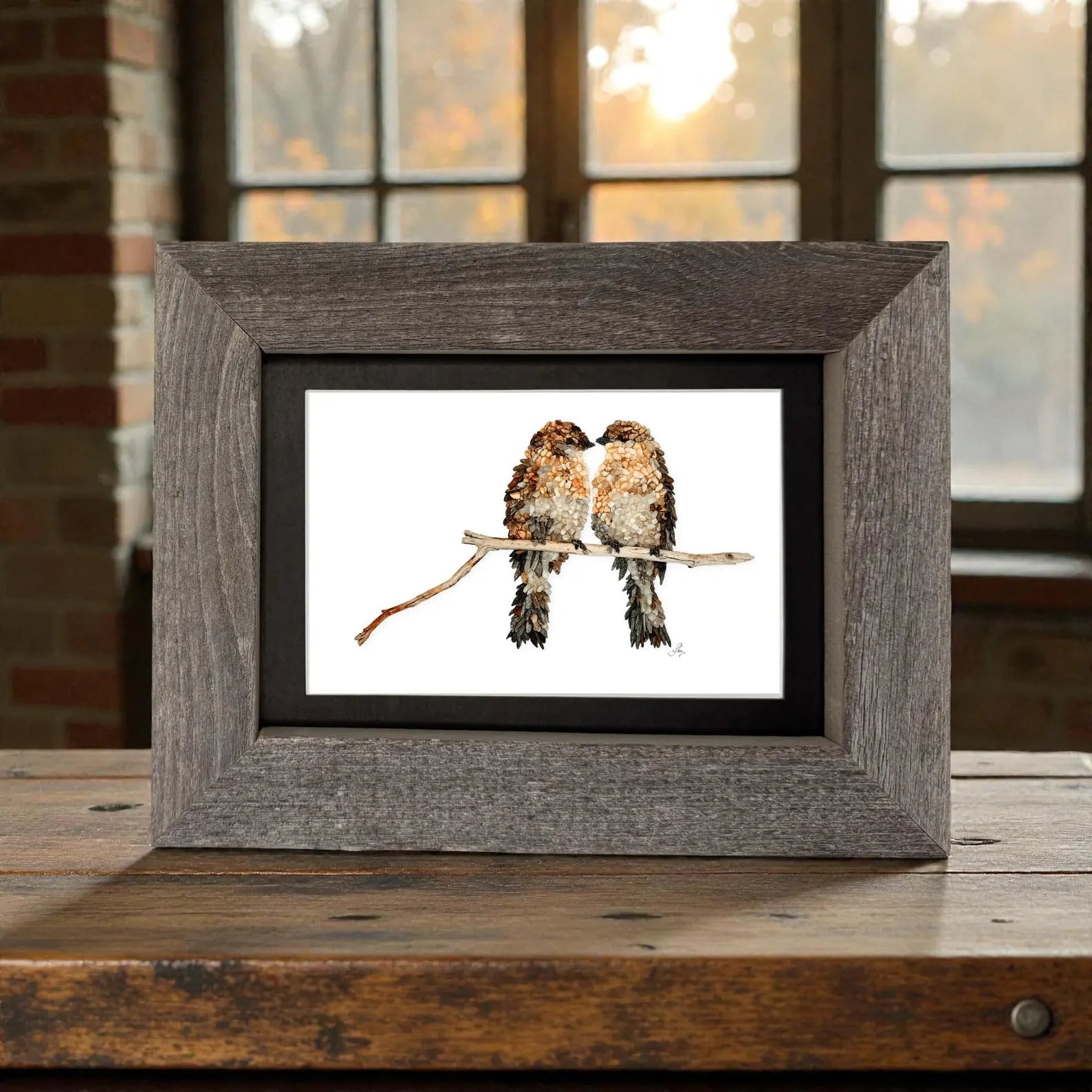Two Birds on a Wire Print
