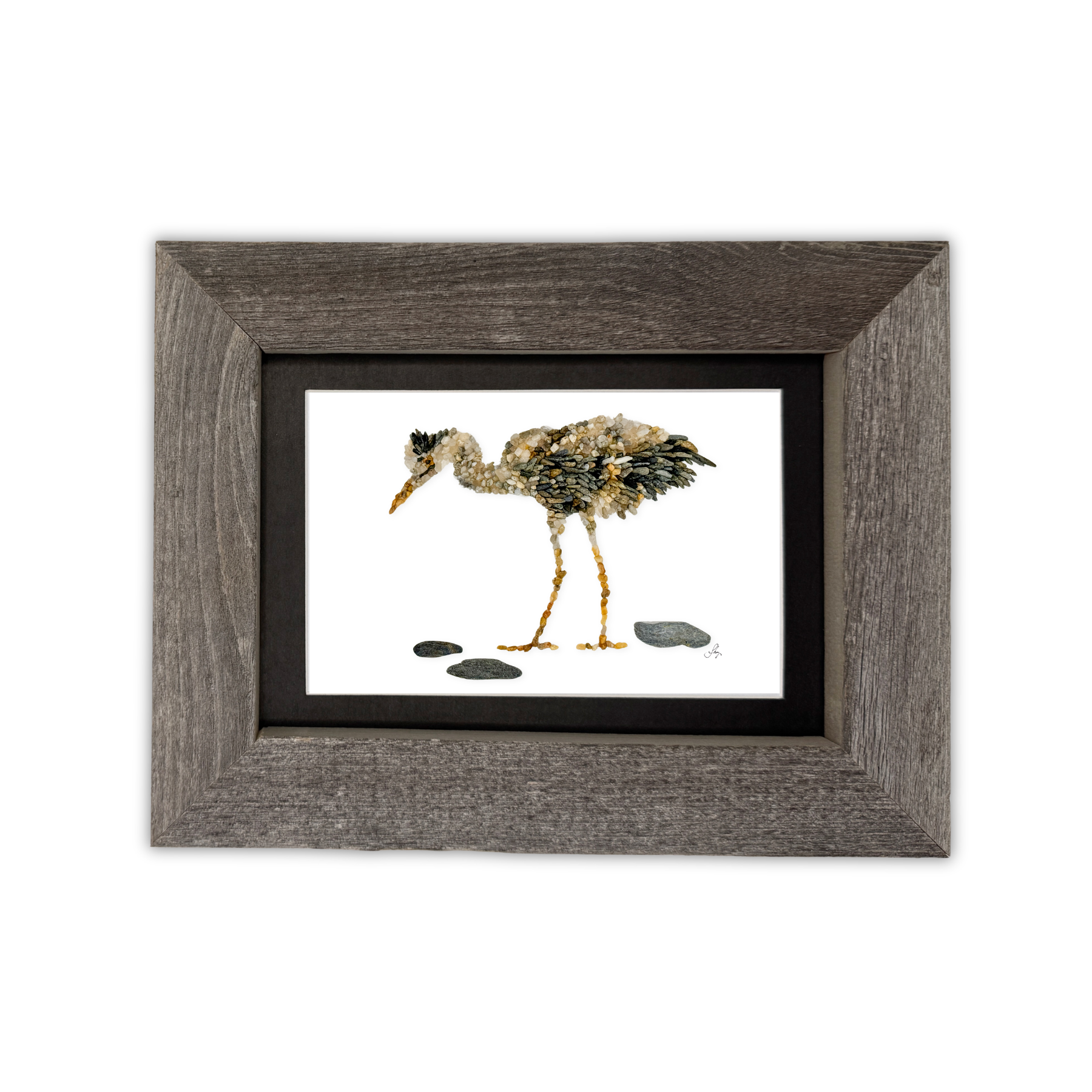 Wade the Fishing Heron Print