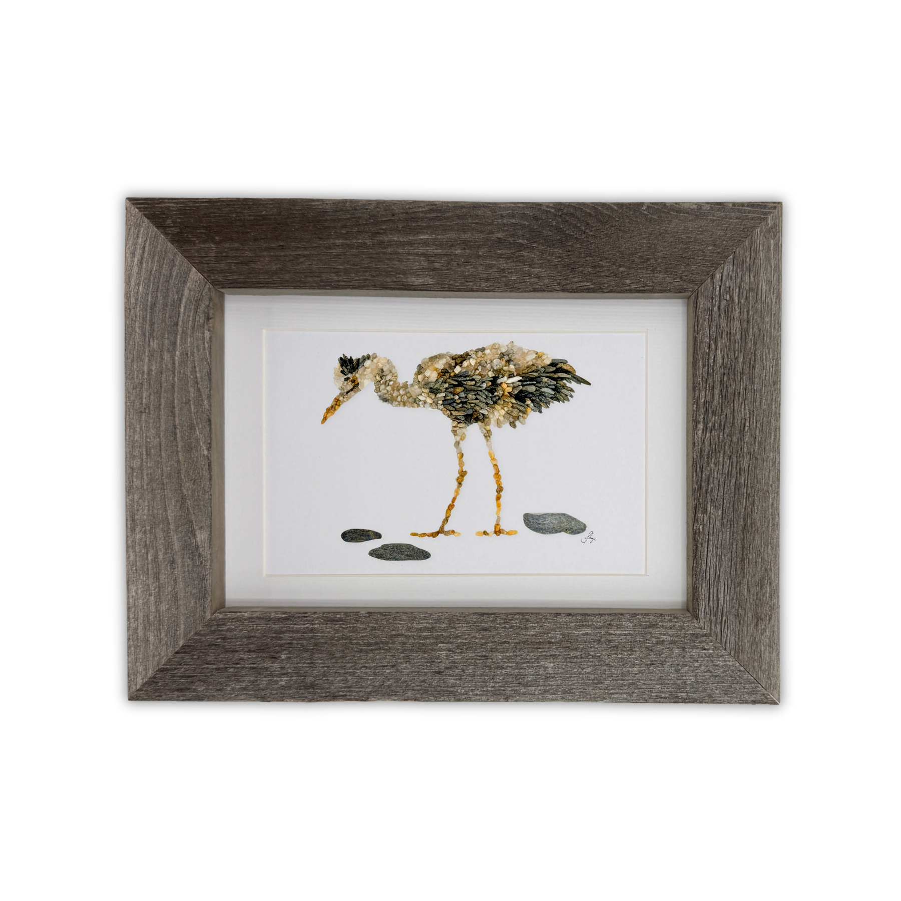 Wade the Fishing Heron Print