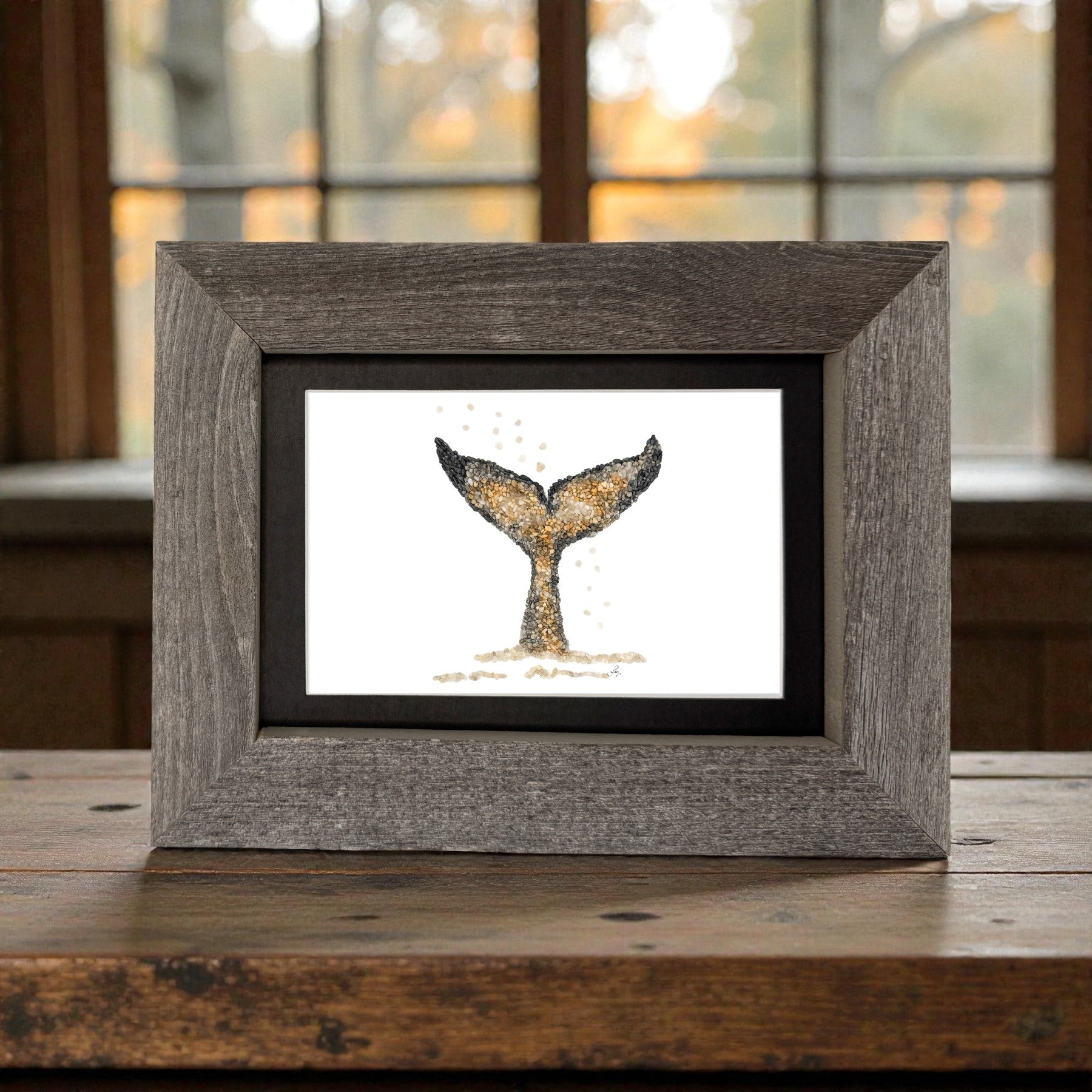 Whale Tail Print