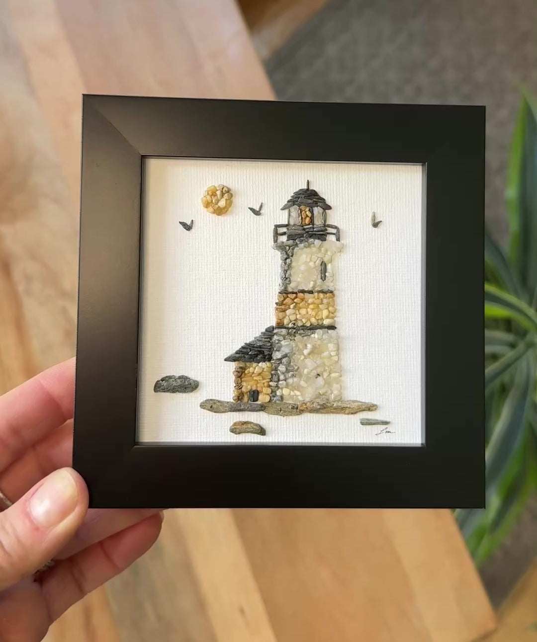 Lighthouse with Cottage Mini Original