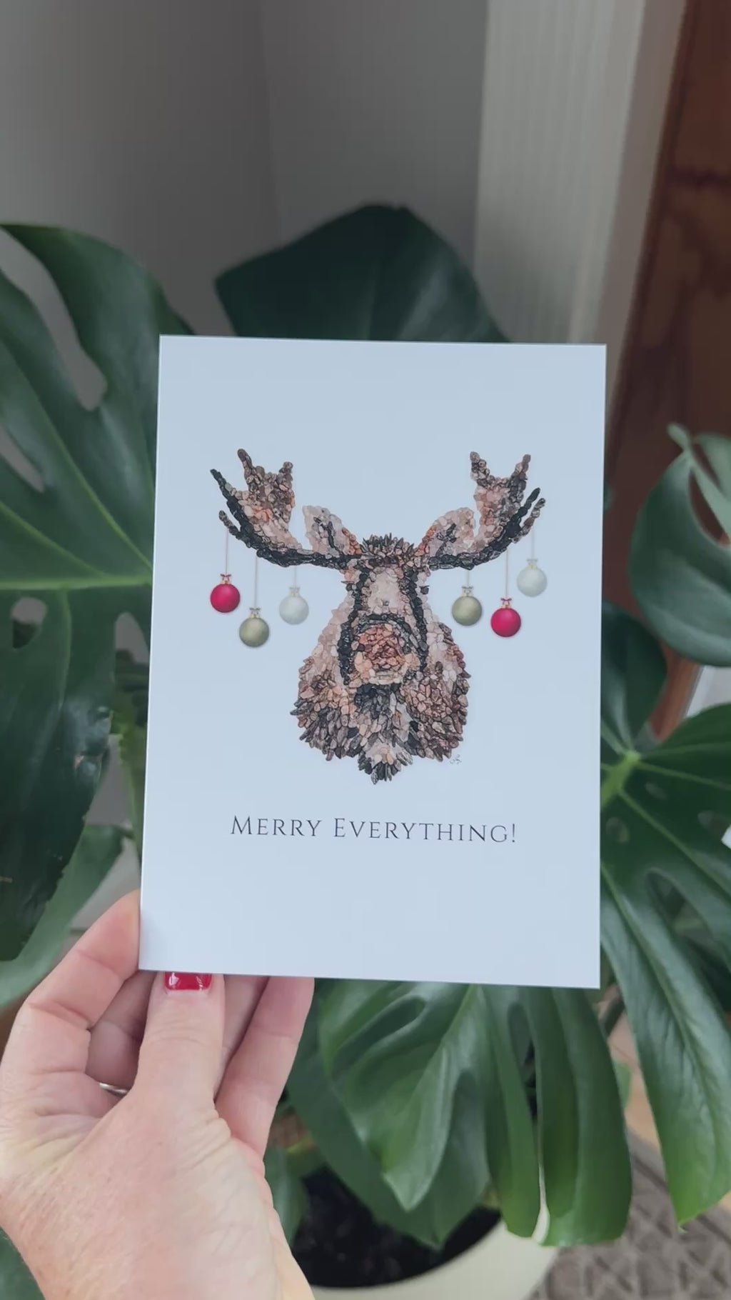 Maple the Moose – Merry Little Everything Holiday Card