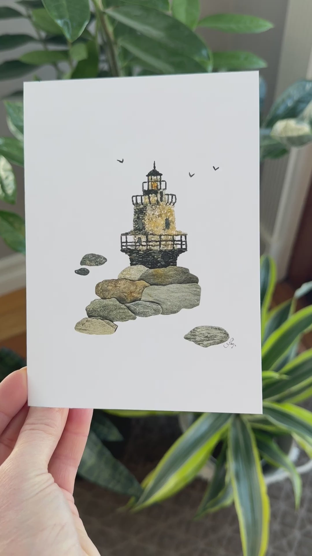 Spring Point Ledge Lighthouse All Occasion Card