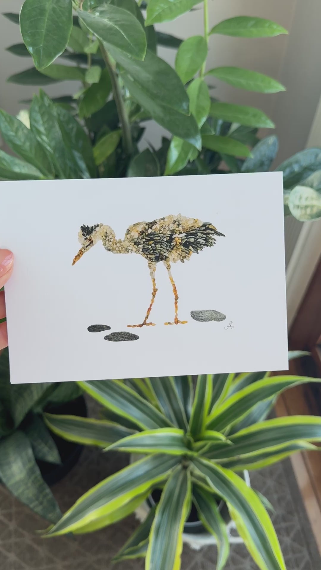 Wade the Heron All Occasion Card